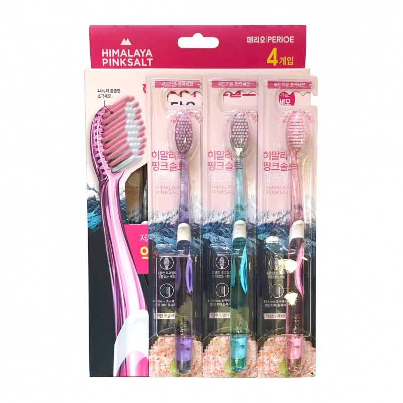 Toothbrush Himalaya Pink Salt 4 pcs.